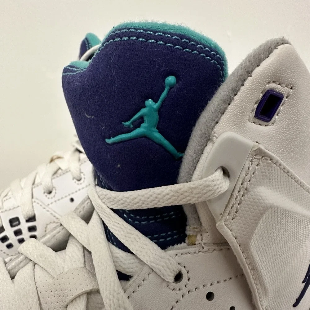Nike Air Jordan Shoes Kids 6Y SC-1 538699-109 White Grape Basketball Sneakers‎